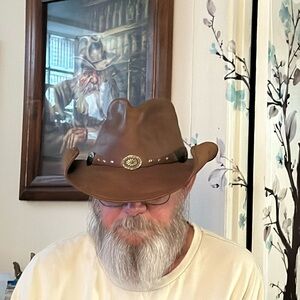 Stetson Leather Hat
